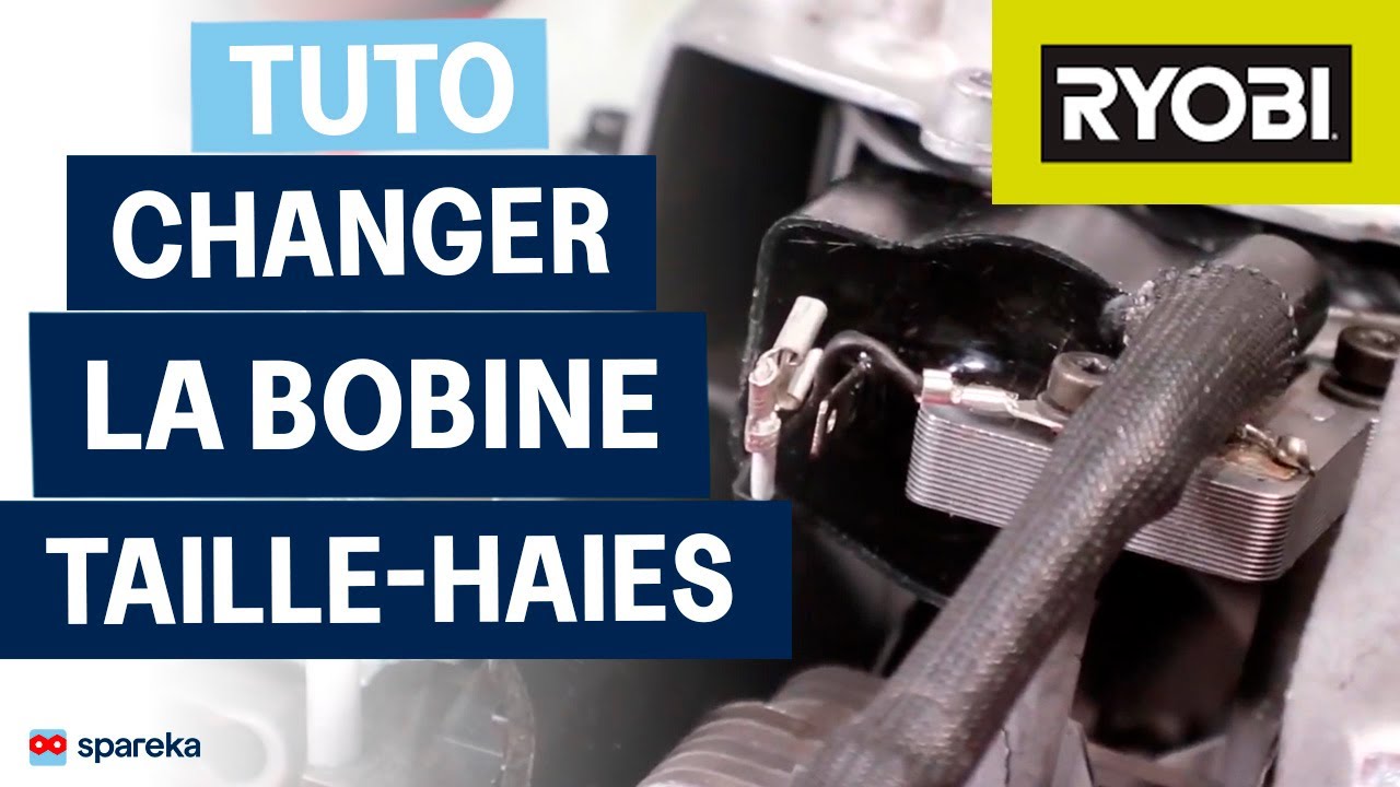 Taille-haies thermique : remplacer la bobine d’allumage (ne démarre plus)