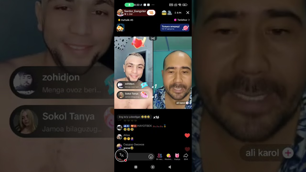 ali karol vs sardor gangster