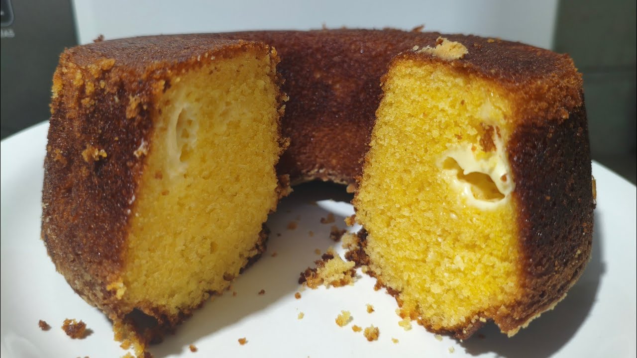 Bolo Fubá De Milho e Requeijão 