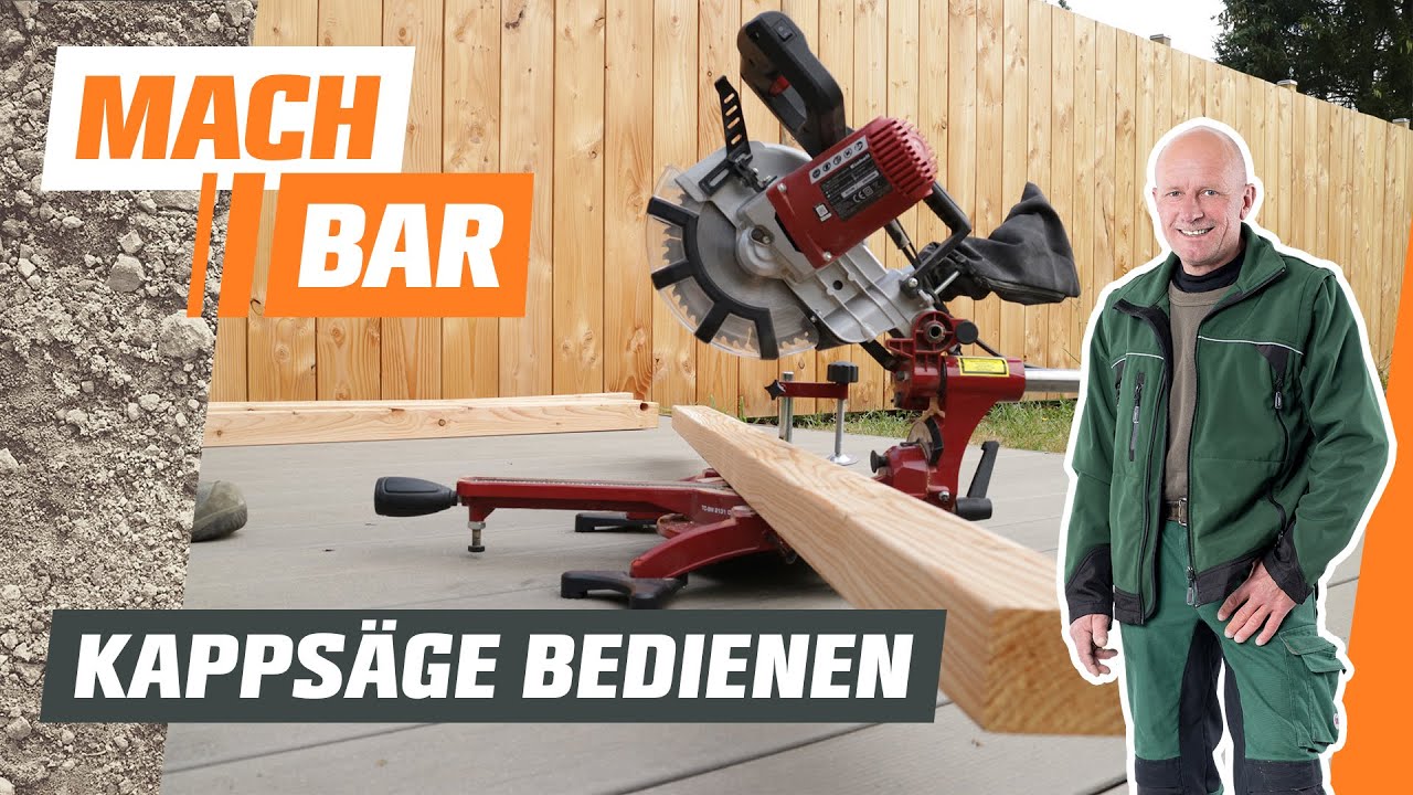 Kapps&auml;ge bedienen: Holz und Winkel s&auml;gen | OBI