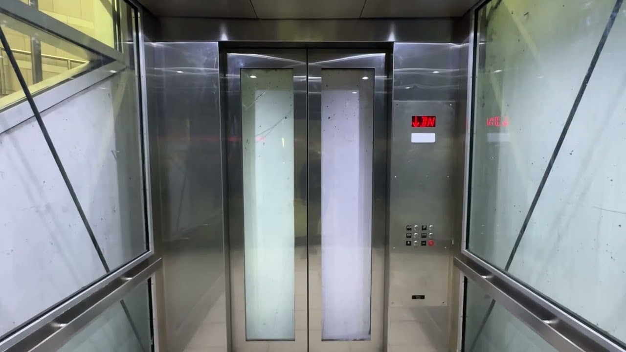 Modernized Montgomery Kone Hydraulic West Portal Elevator at Cityplace Uptown Station in Dallas, TX.
