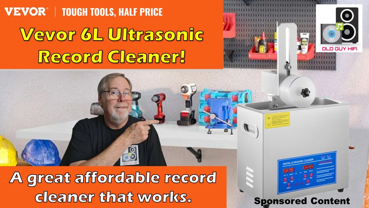 $199 Vevor 6L Ultrasonic Record cleaning system. The discount code & link is in the pinned comment.