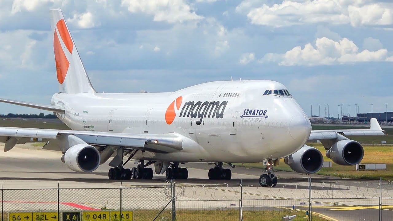 (4K) Plane spotting at Liège airport | Beautiful cargo planes landing and take-off!