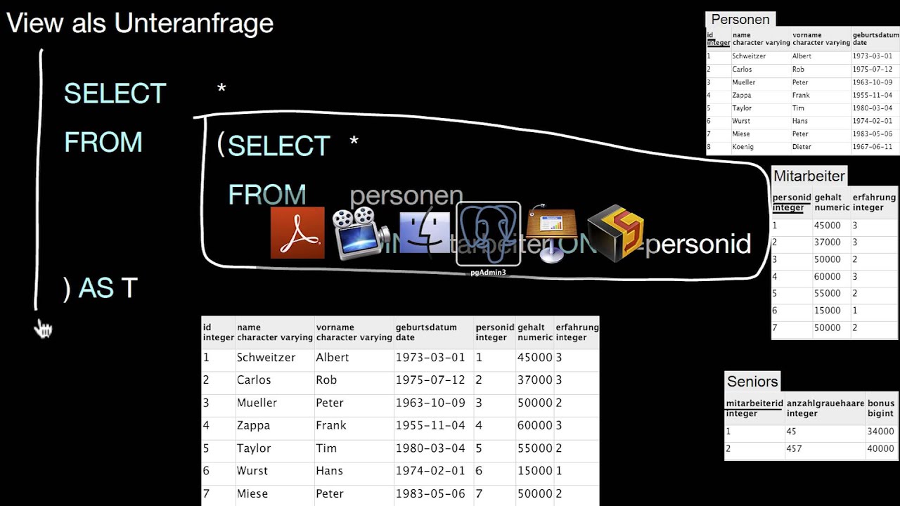 13.40 CREATE VIEW Grundlagen