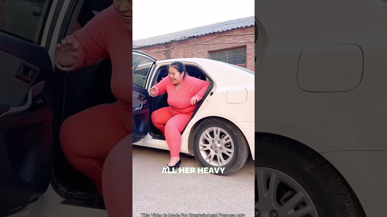 Fat girls together broke the car #shortvideo