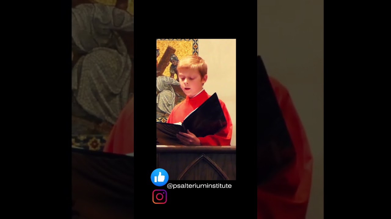 Beautiful boy's choir solo of the Our Father in German 