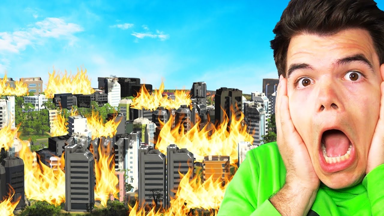 A FIRE Burned Down My City… (Cities Skylines)