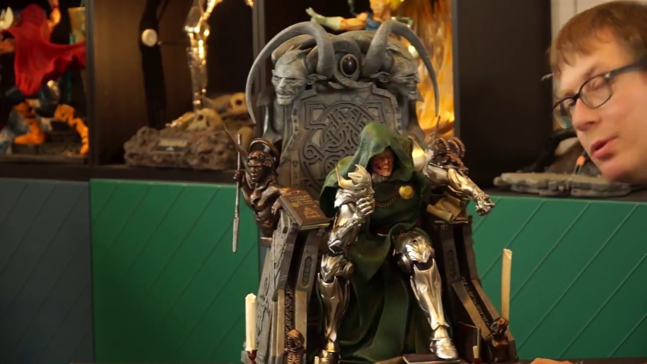 [UNBOXING] Custom 1/4 dr. Doom on throne