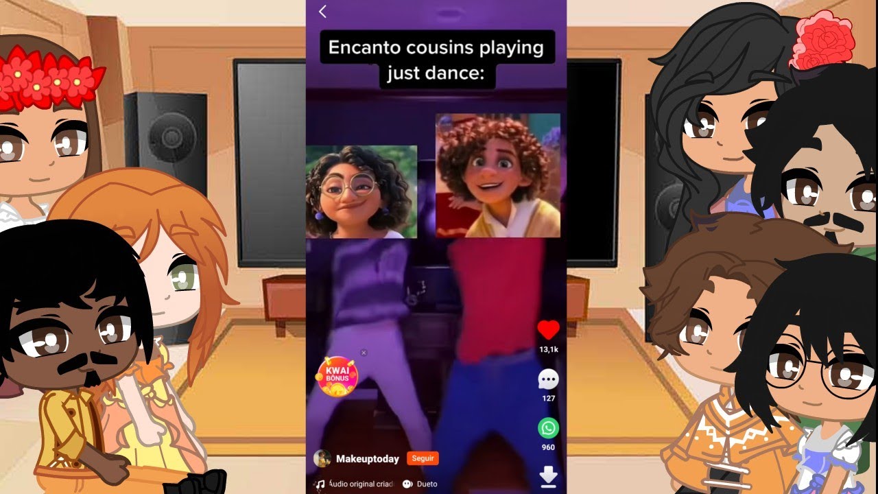 •Personagens de Encanto reagindo a vídeos do Kwai•(GC)