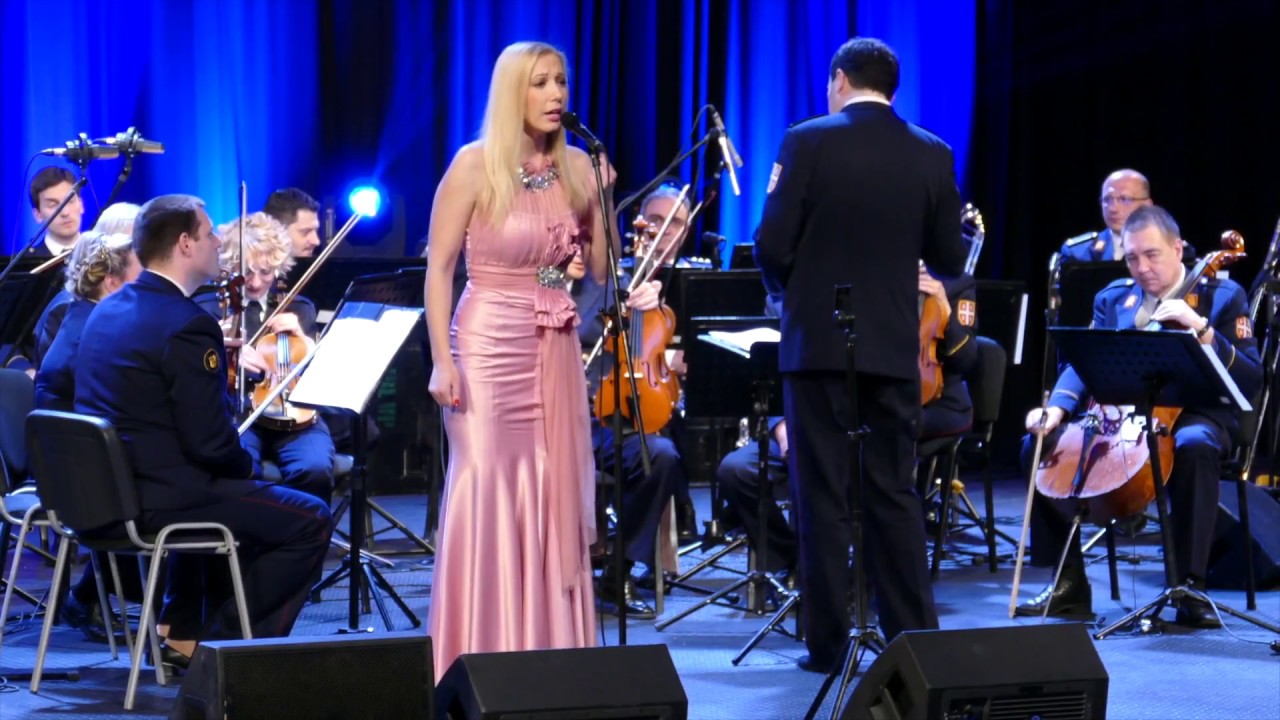 Ana Sinicki  mezzosoprano - BATO (Rodjeni) - With Military Orchestra St. Binički