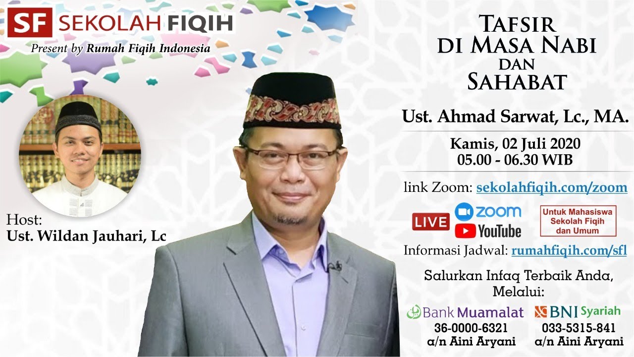 Ilmu Al-Quran dan Tafsir: Tafsir di Masa Nabi dan Sahabat - Ustadz Ahmad Sarwat, Lc., MA