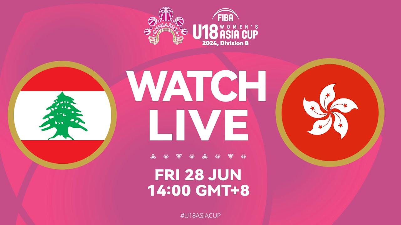 LBN v HKG, CHN  | Full Basketball Game | FIBA U18 Women's Asia Cup 2024 | Divison B