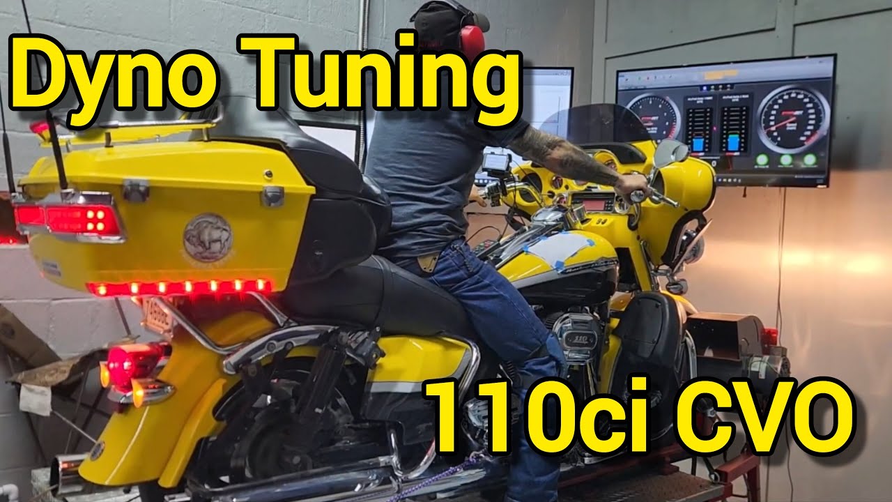 Harley SE Screamin Eagle 110ci Motor Dyno Tune Street Glide Power Vision