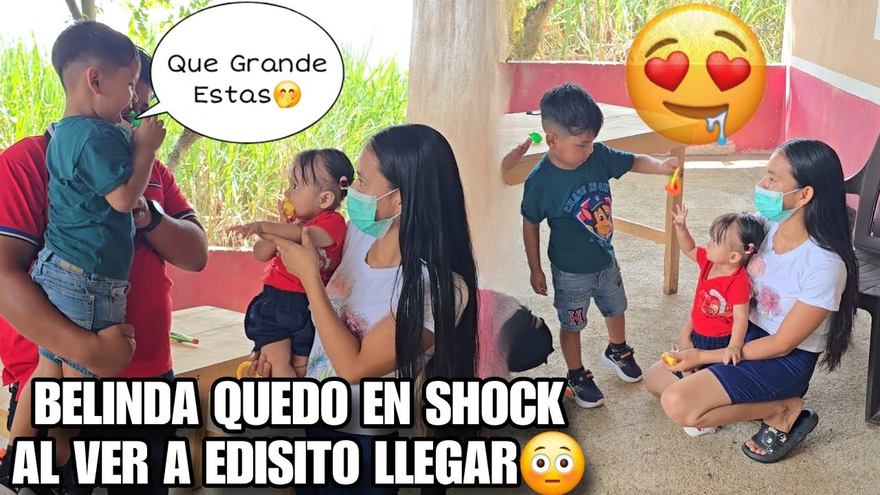 OMG BELINDA Con Este Gran Abrazo Recibio A EDISITO En Su Casa🥰😱Vean Como Reacciono SHENI al Verlo🫢
