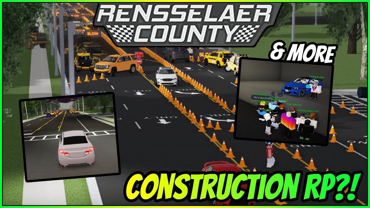 Construction RP!! - Being Followed?! - & More - Rensselaer County Roleplay - ORCR - Blubber - Roblox
