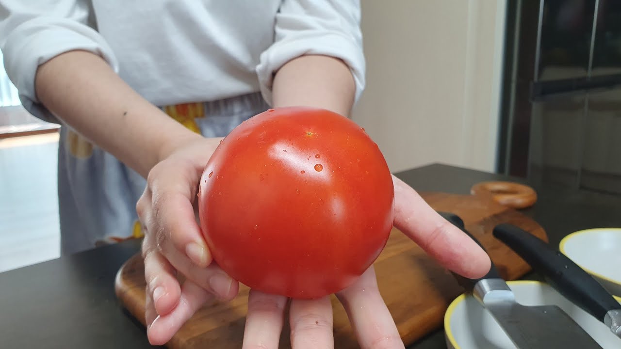첨단공포증러 토마토썰기