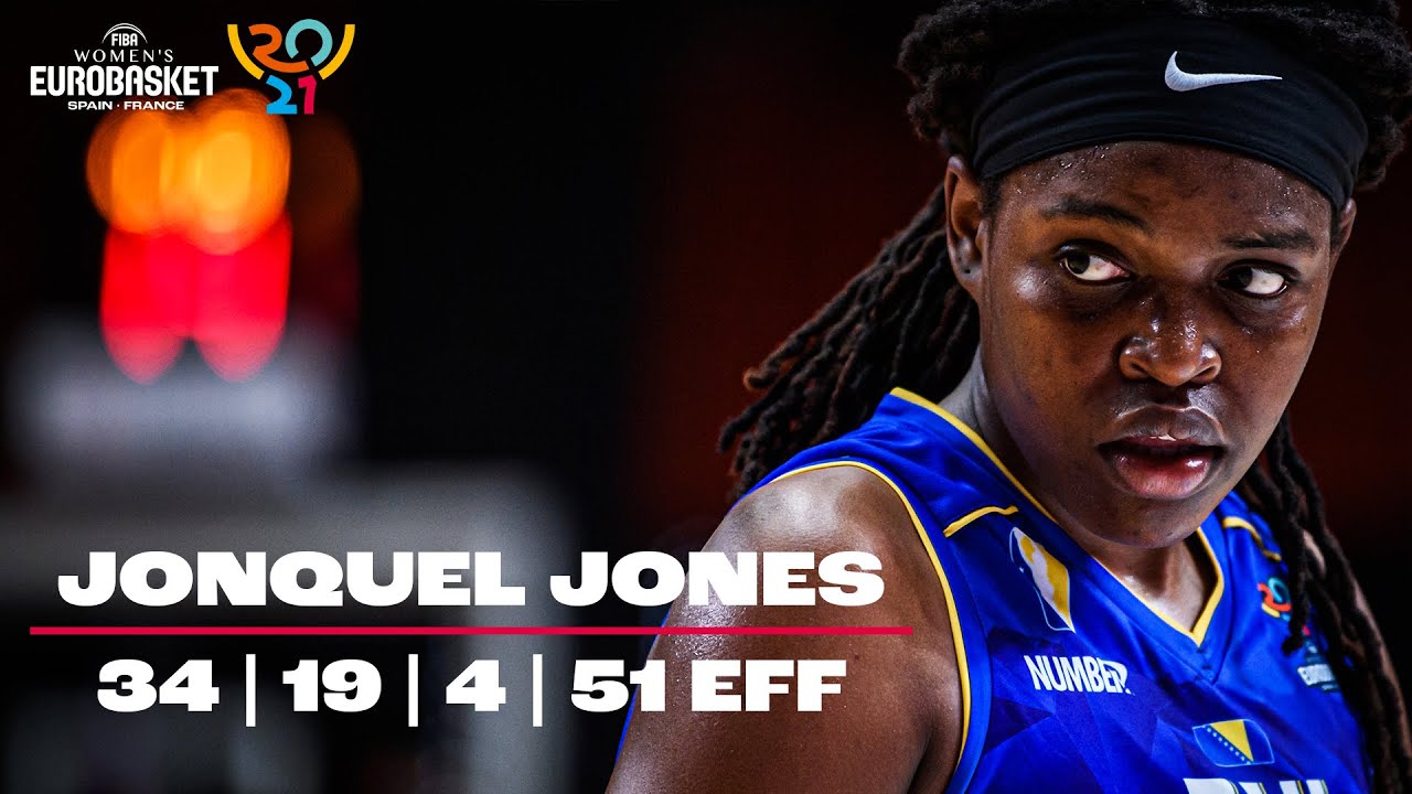 Jonquel Jones &ndash; 34 PTS | 19 REB | 51 EFF &ndash; Full Highlights | FIBA Women&lsquo;s EuroBasket