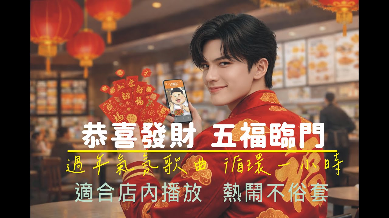 🧧 恭喜發財！ Soul Sanctuary 特別獻禮 🧧【店鋪必備】1 小時的音樂串燒，將**「傳統大氣的吉祥話」與「超真實的損友祝福」**完美混搭