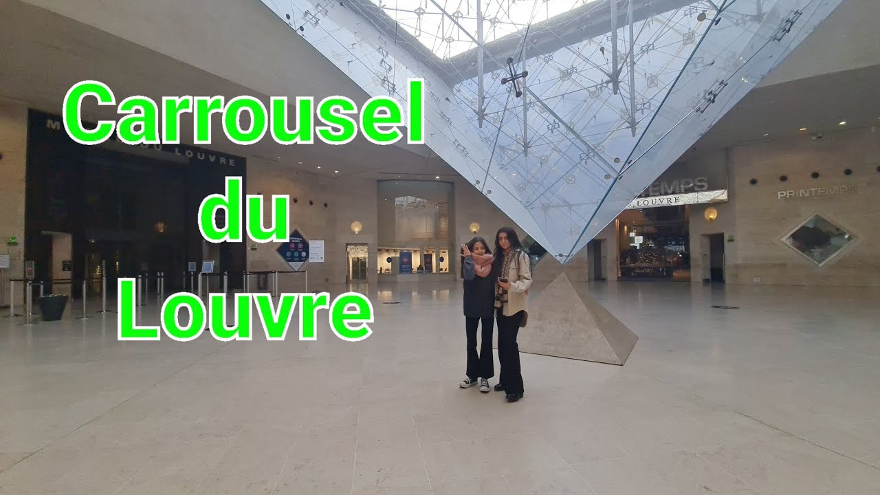 Le Carrousel du Louvre Par&iacute;s Diciembre2021🇲🇫كروسيل دلوفر مع احلى بنوتات