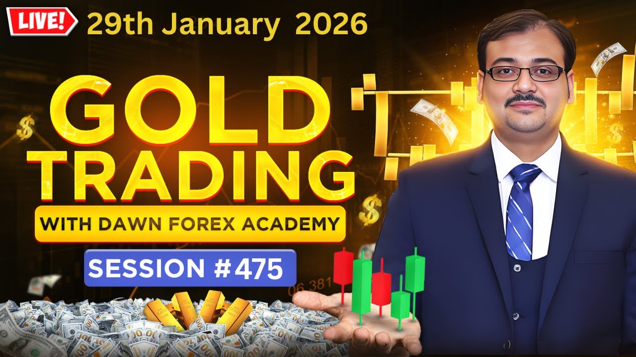 Gold (XAUUSD) live trading 29th January 2026 | 
