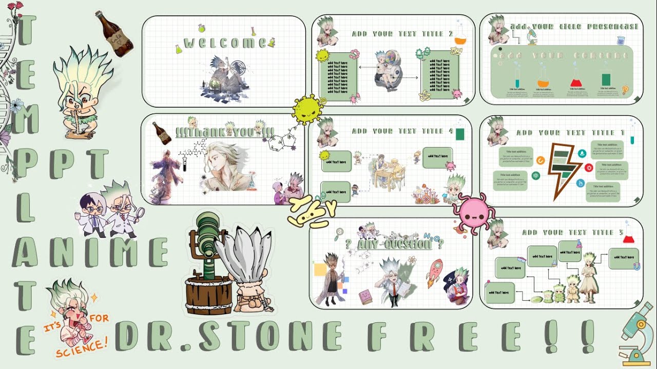 AESTHETIC PPT ANIME DR. STONE 👩🏻‍🚀👨🏻‍🔬  |📌WPS POWERPOINT📌| 𝐈𝐌𝙿𝙿𝚃𝙰𝙽𝙸𝙼𝙴.𝐋𝐎𝐆 #05