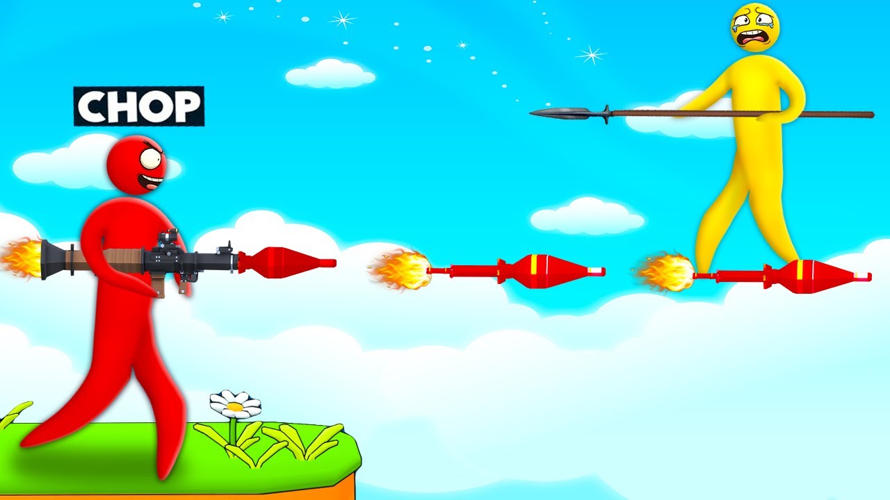 SUPERSMASH CHOP AND FROSTY FIGHT USING SUPER SPEARS TO WIN