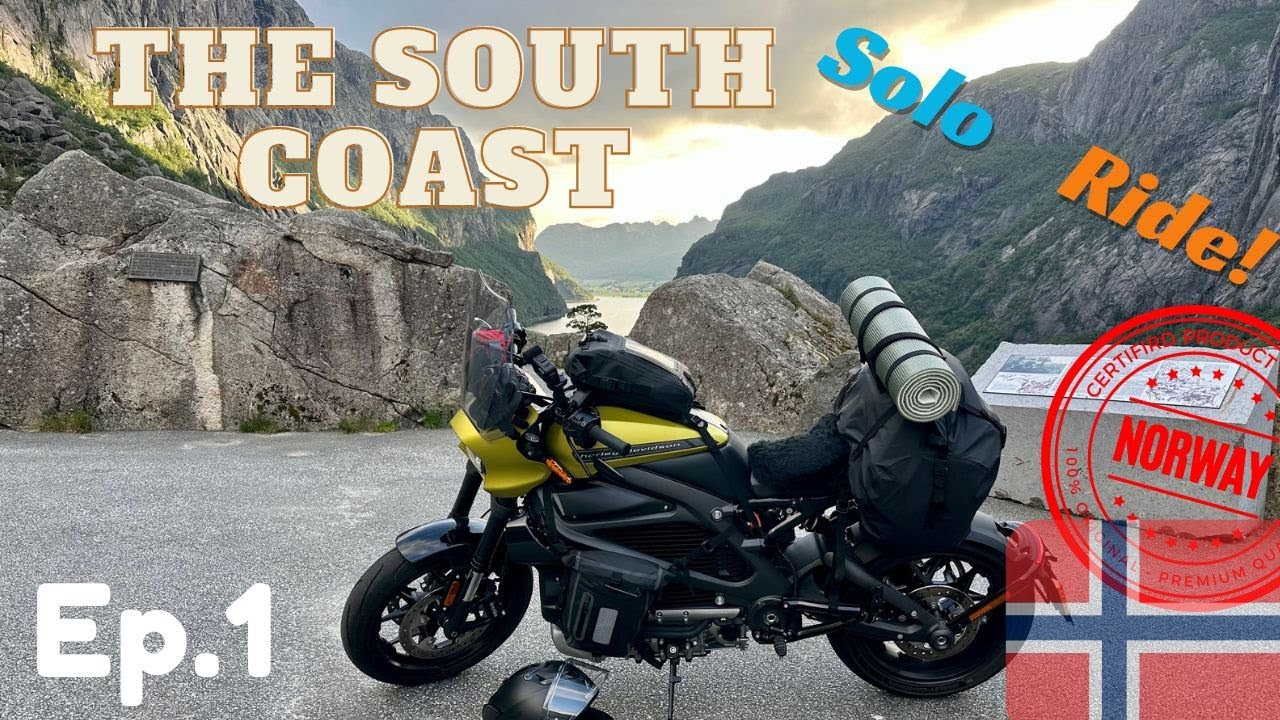 Solo ride in Norway - THE SOUTH COAST Ep.1 - Can you tour on a Livewire?
