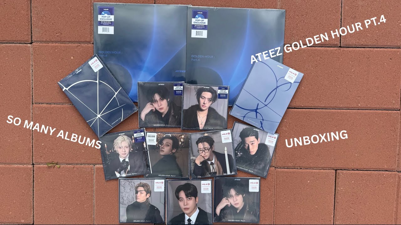 How many albums are we getting?!! ATEEZ Golden Hour pt.4 (target, pop-up, barnes and noble, hello82)