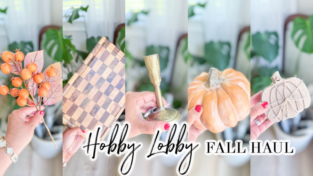 HOBBY LOBBY FALL 2025 HAUL // COZY FALL HOME DECOR HAUL // CHARLOTTE GROVE FARMHOUSE