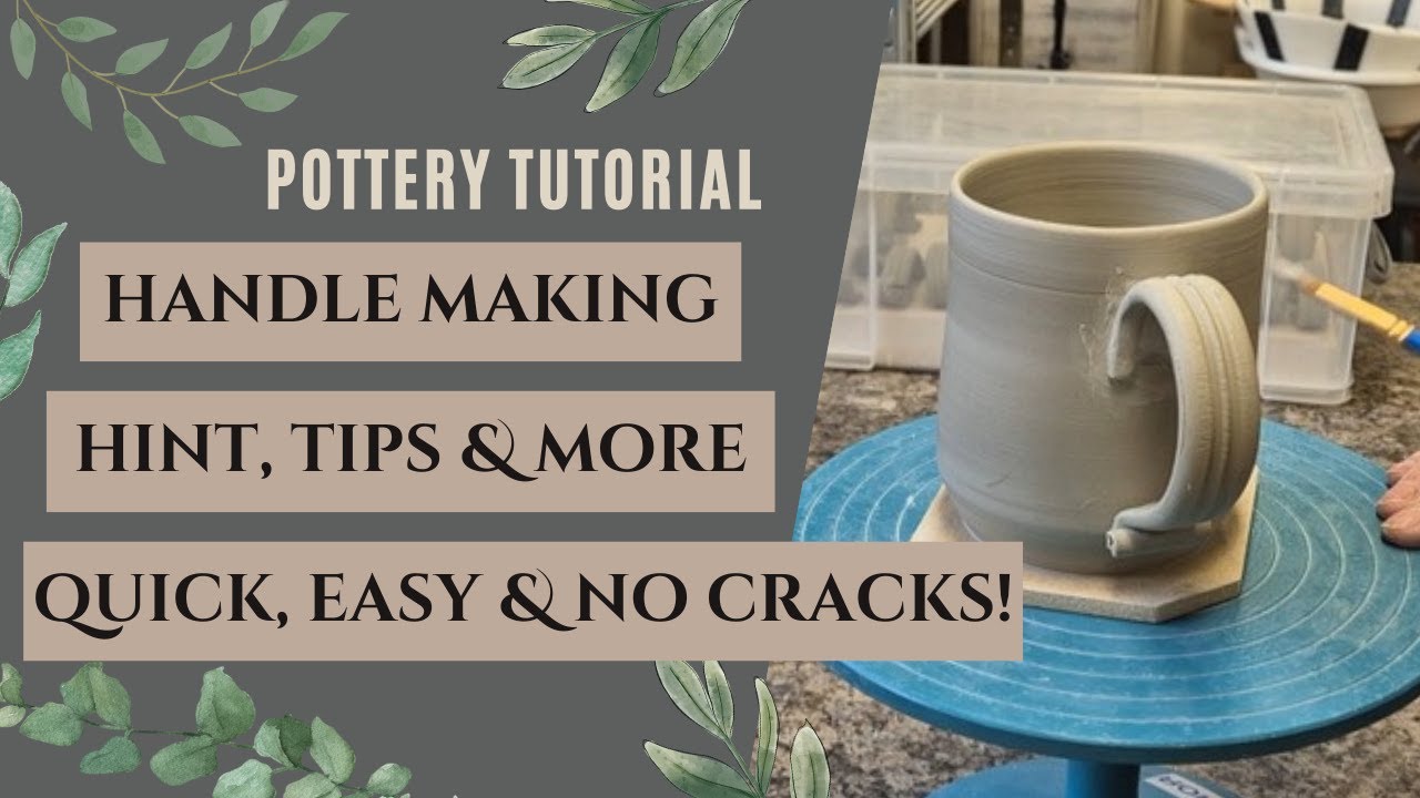 94. How I Make Mug Handles – Easy, Crack-Free Handles with an Extruder!