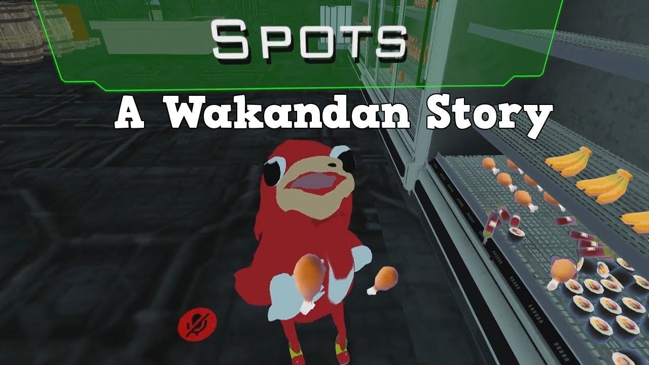Vrchat - A Wakandan Story: Ugandan knuckles War (Spots)