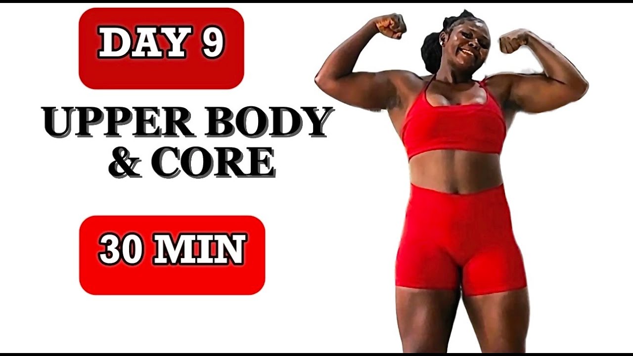 30-MINUTE UPPER BODY & CORE DUMBBELL WORKOUT  At Home | TONE & SCULPT (Warm Up & Cool Down Included)