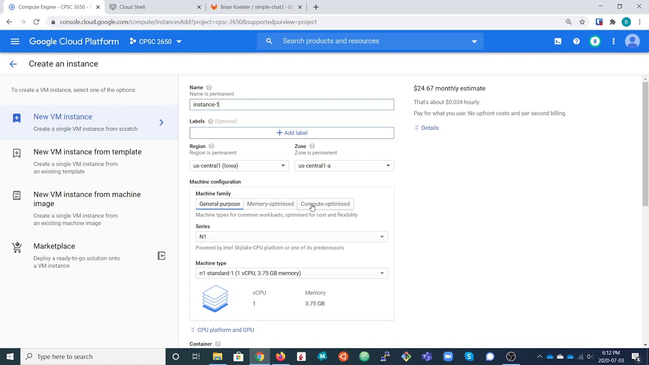Deploying WebSocket Applications in Google Cloud Platform