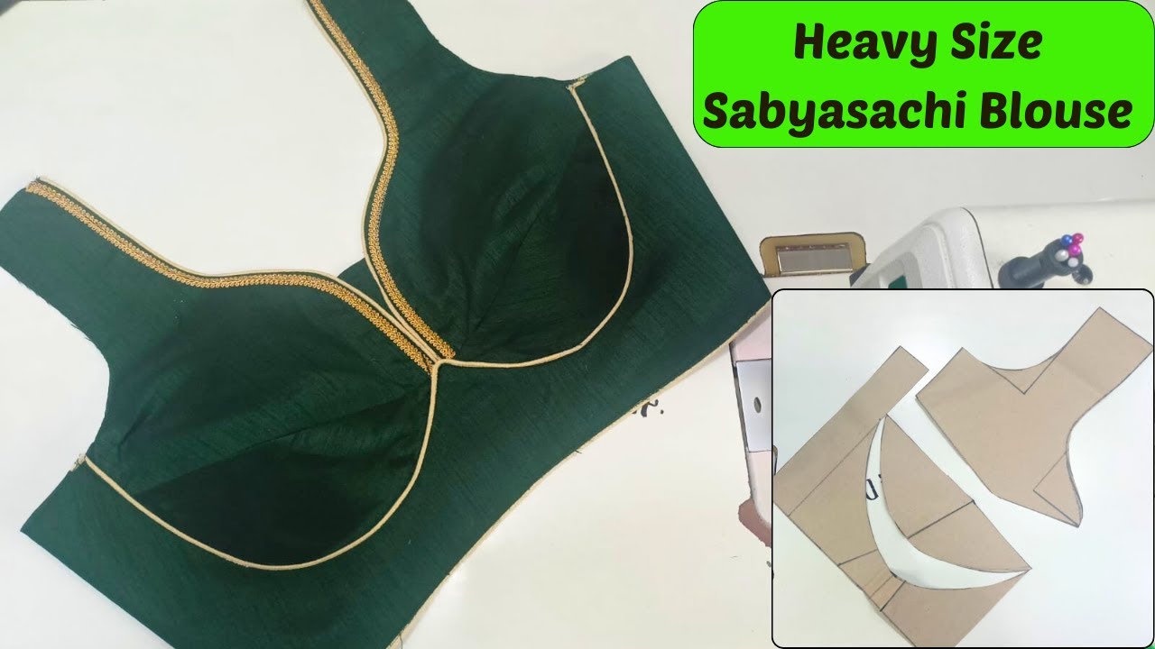 Heavy Size Sabyasachi Blouse | Latest Sabyasachi Blouse Design | New Sabyasachi Blouse Cutting