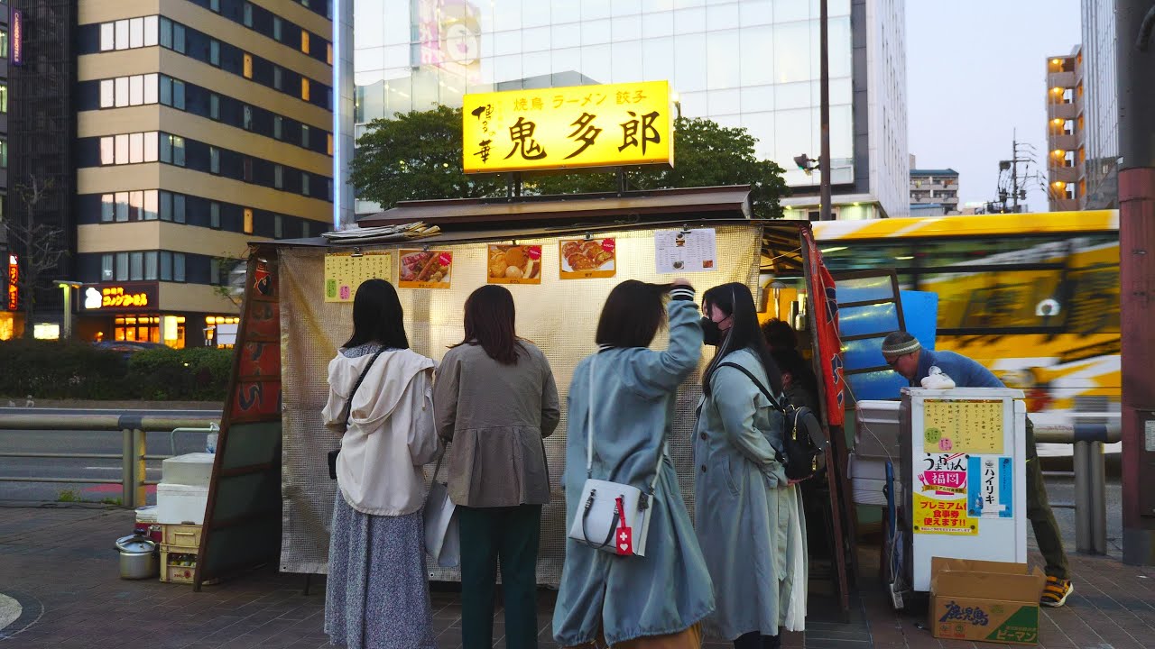 常連！一見さん！バンバン来客！老舗屋台の開店から調理ラッシュに密着！Japanese street food