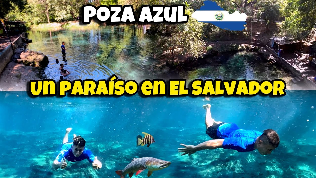 La poza Azul, un paraíso escondido en El Salvador 🇸🇻 #elsalvador #video #paraiso 
