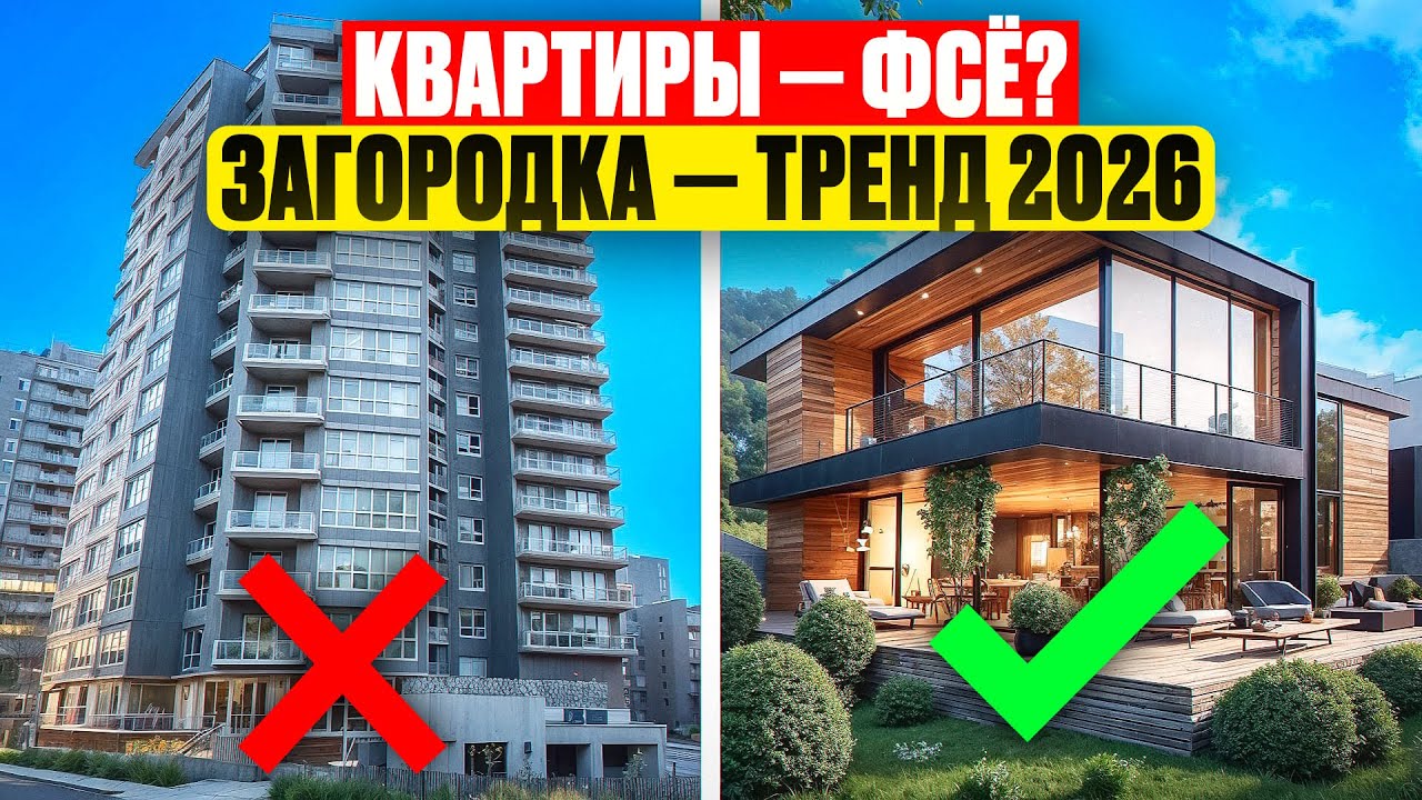 Квартиры в Минске — ВСЁ? Загородка — главный тренд 2026