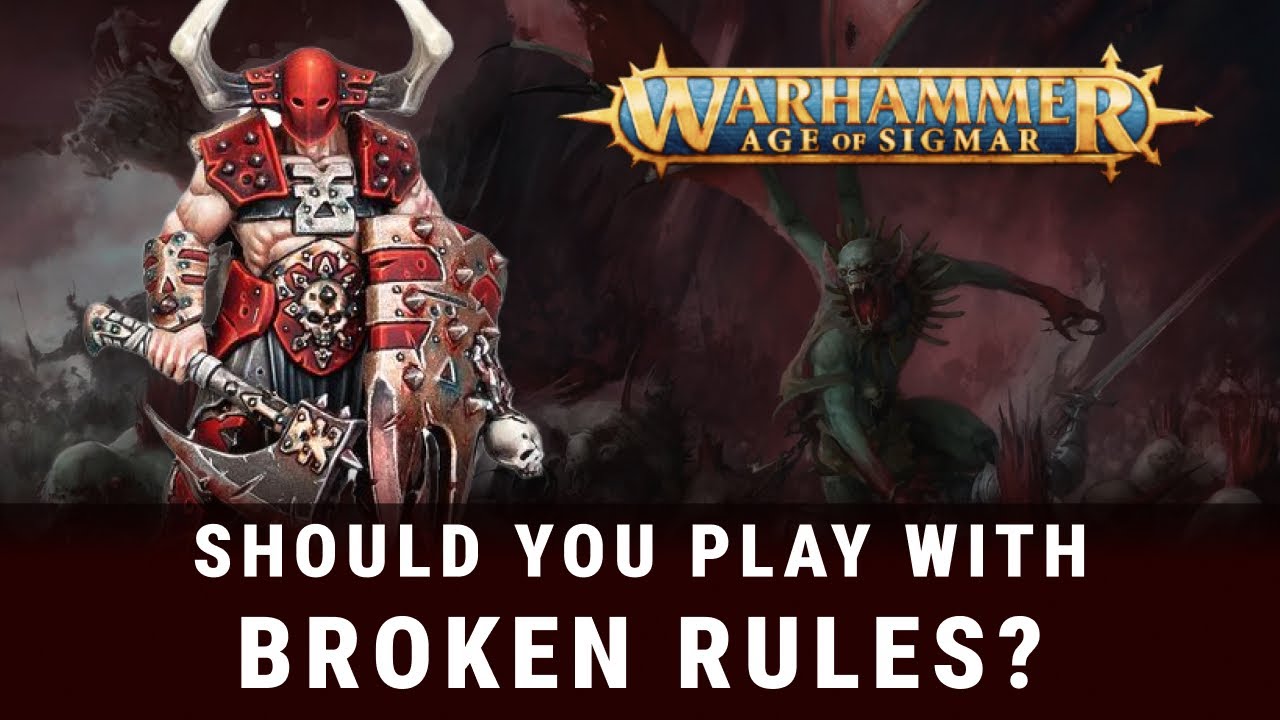 Should you Play a Broken List?  | #scourgeofghyran #ageofsigmar #talkshow