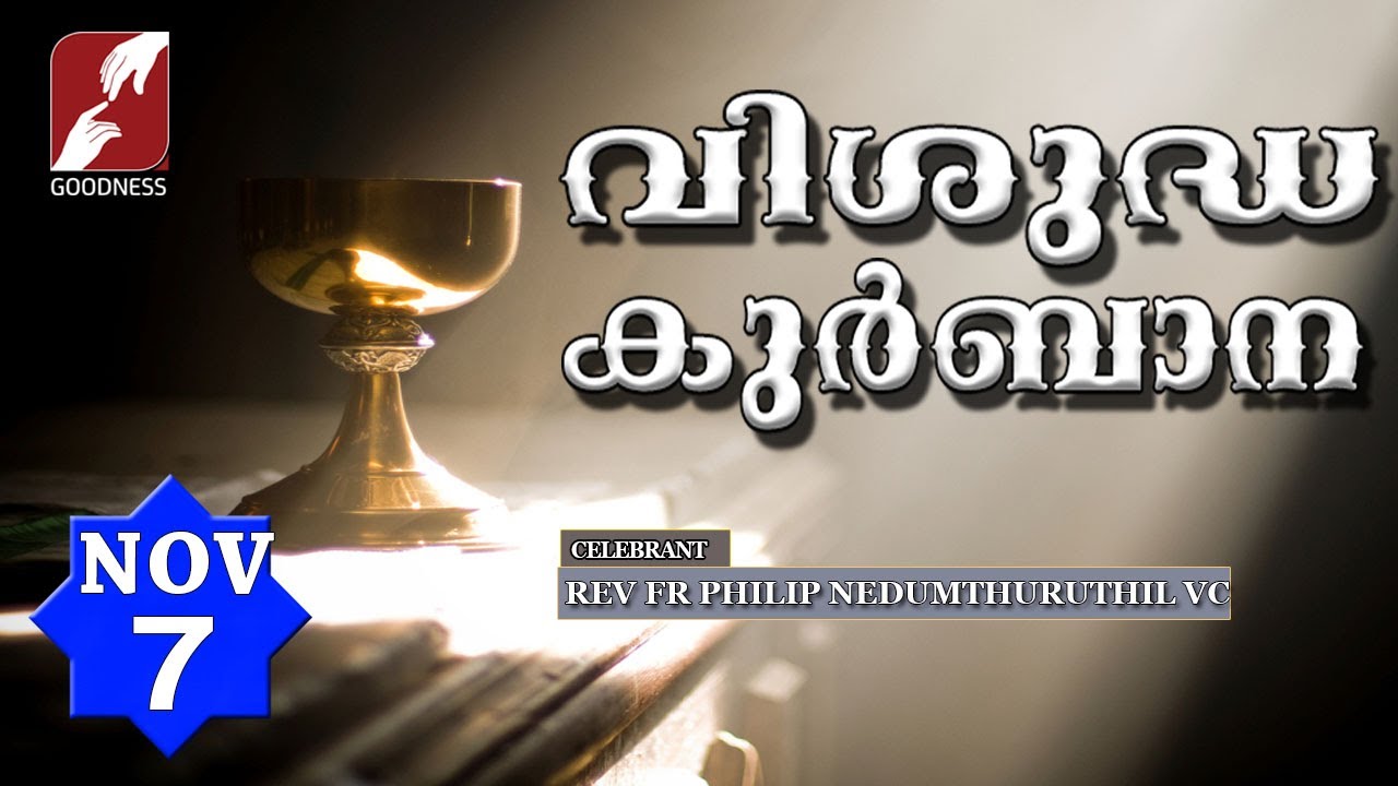 HOLY MASS LIVE @ 6 AM, 7-NOV-2025|FR PHILIP NEDUMTHURUTHIL VC|MALAYALAM QURBANA|TODAY MASS|GOODNESS
