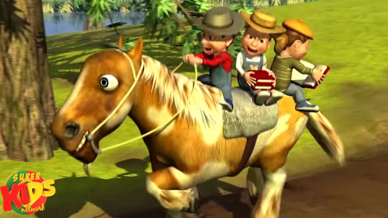 Meu cavalo Meu Bretão Músicas Infantis + Rimas De Jardim De Infância Para Bebês