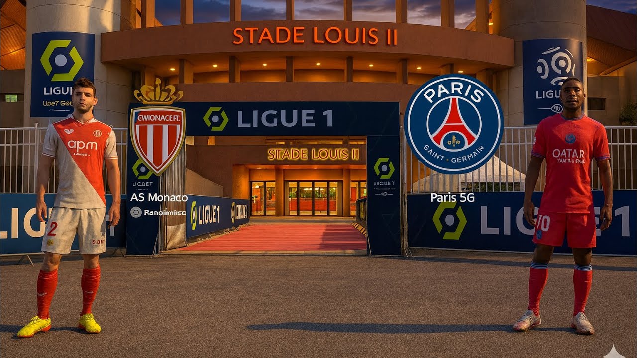 AS MONACO vs PSG | FC 26 Gameplay Match | Ligue 1 Clash