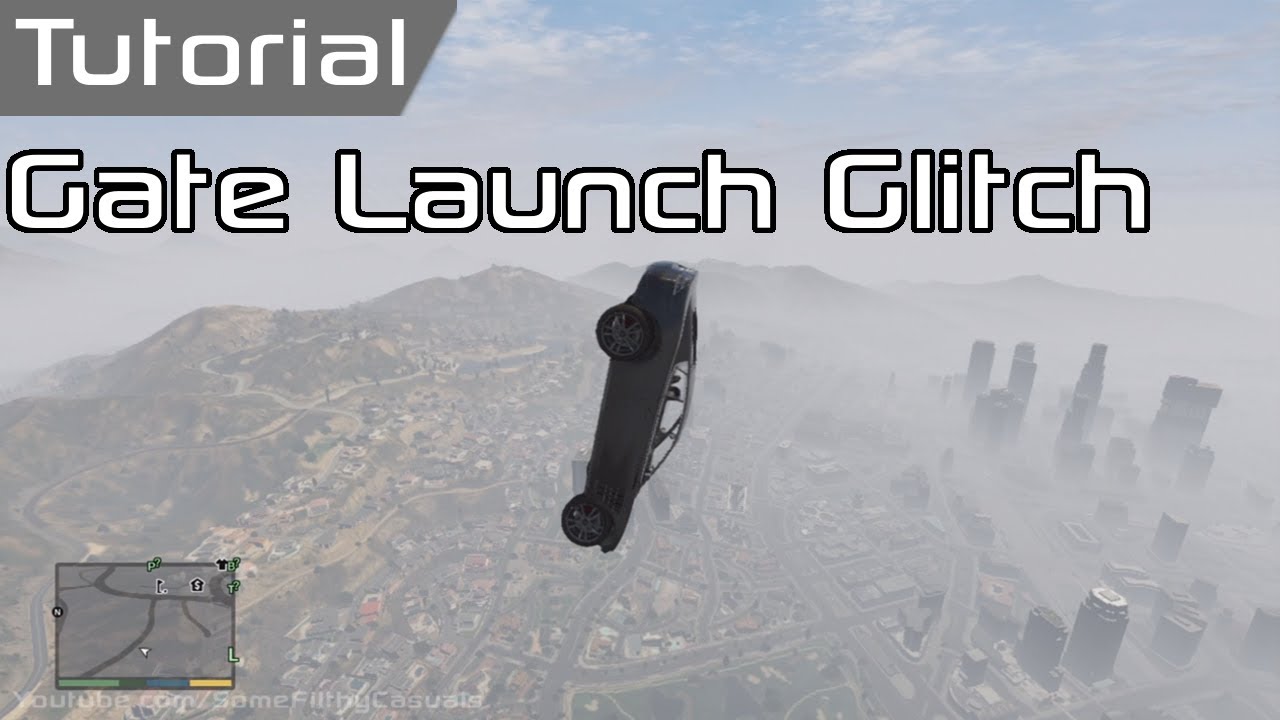 GTA V: Gate Launch Glitch (Tutorial) - [GTA 5 Swingset Glitch]