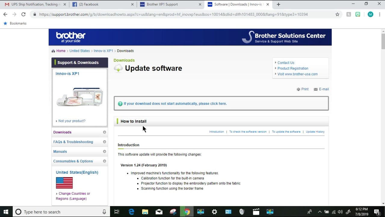 How To Update Your Brother Machine