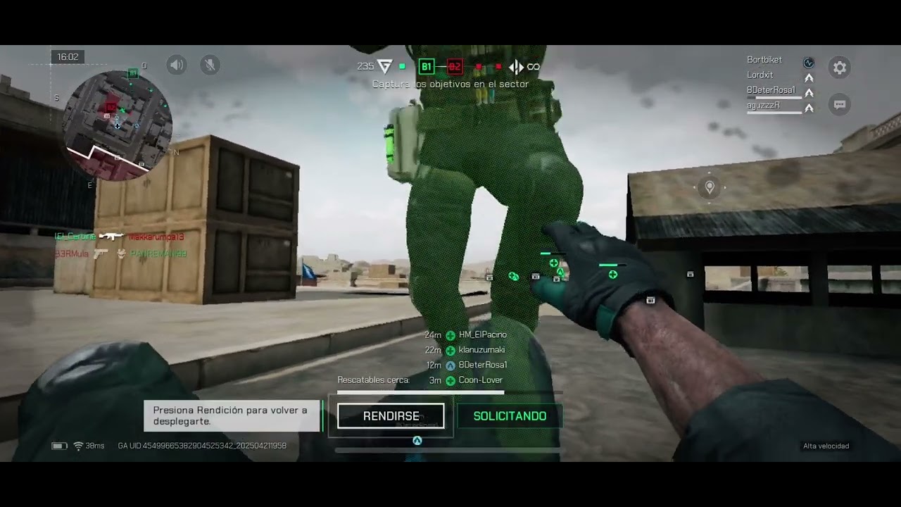 Juegasoooo guaooo Delta force m&oacute;bil este jogo &eacute; massa de maisss