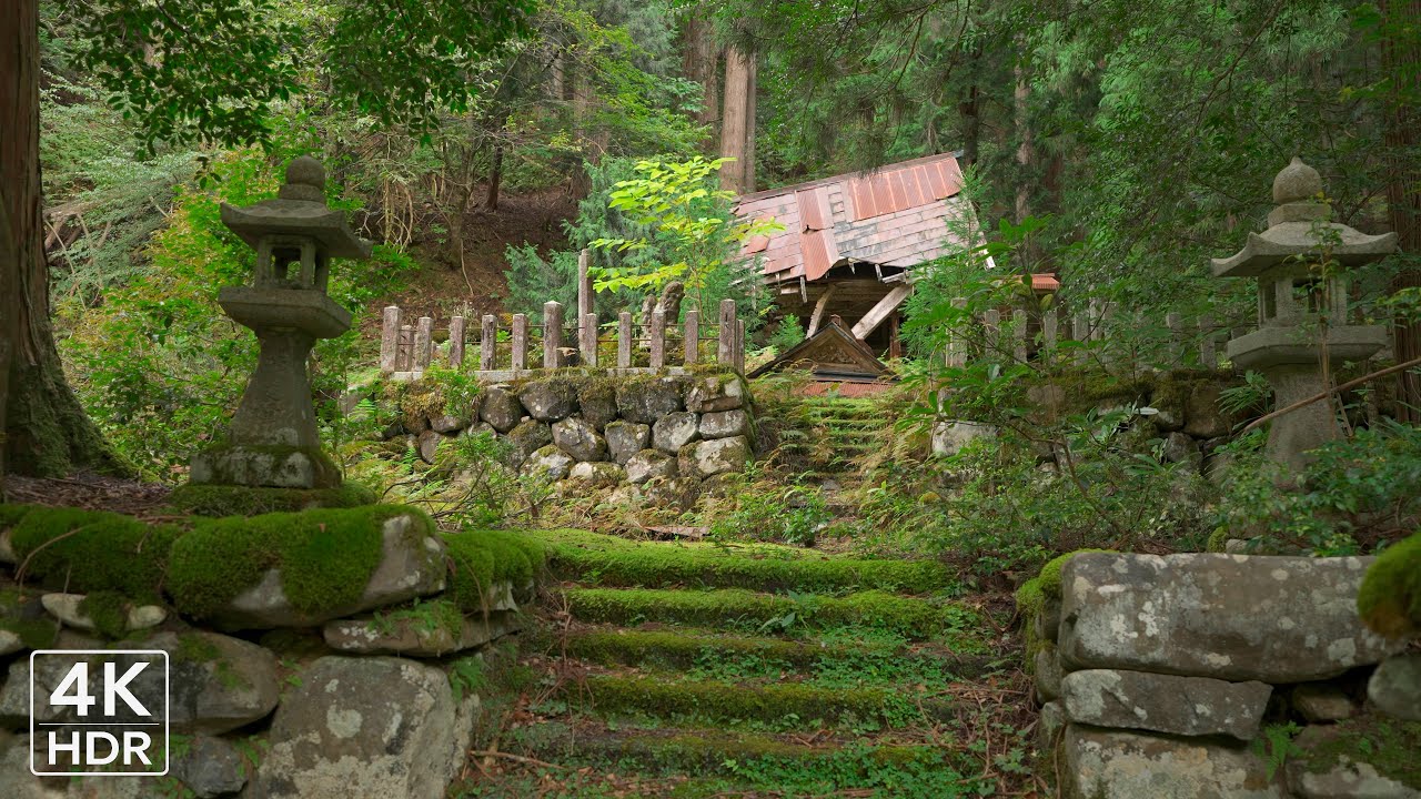 4K Japan Immersive Walk | The Village Time Forgot: Abandoned Deep in Japan's Wilderness