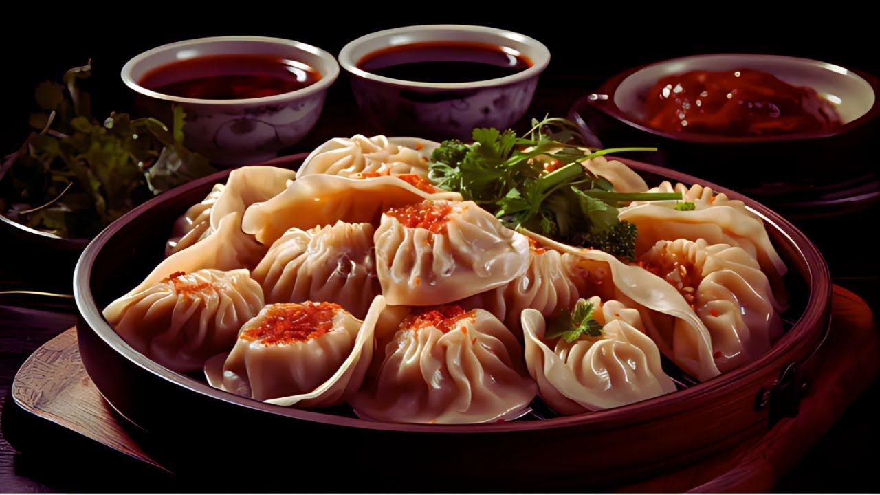Authentic Korean Momos Recipe | Traditional Street Food Dumplings Made from Scratch (4K)