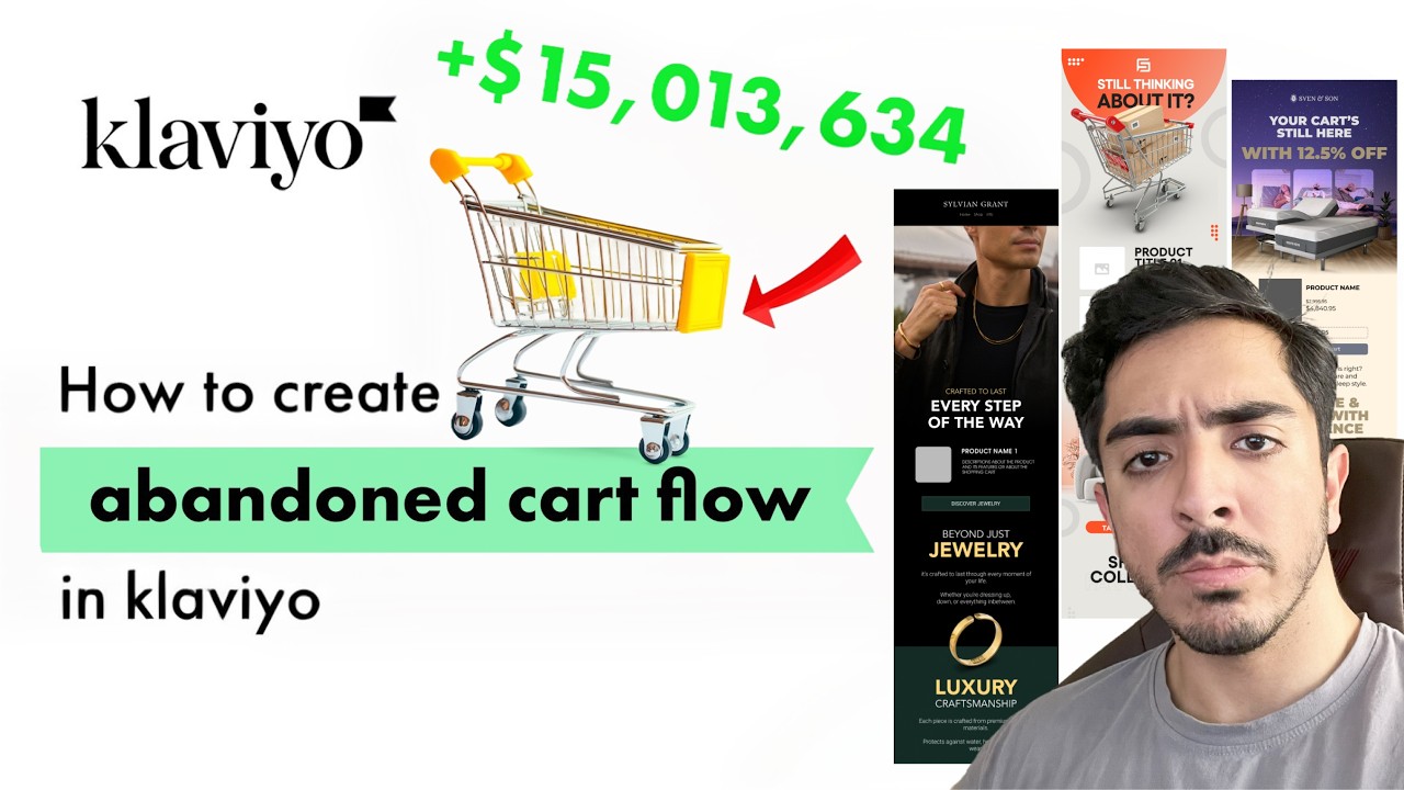 How to Create an Abandoned Cart Flow in Klaviyo (Email marketing for begginers)
