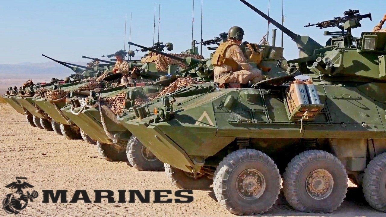 Korpus Piechoty Morskiej Stan&oacute;w Zjednoczonych: LAV-25 (lekki pojazd opancerzony) w Kalifornii