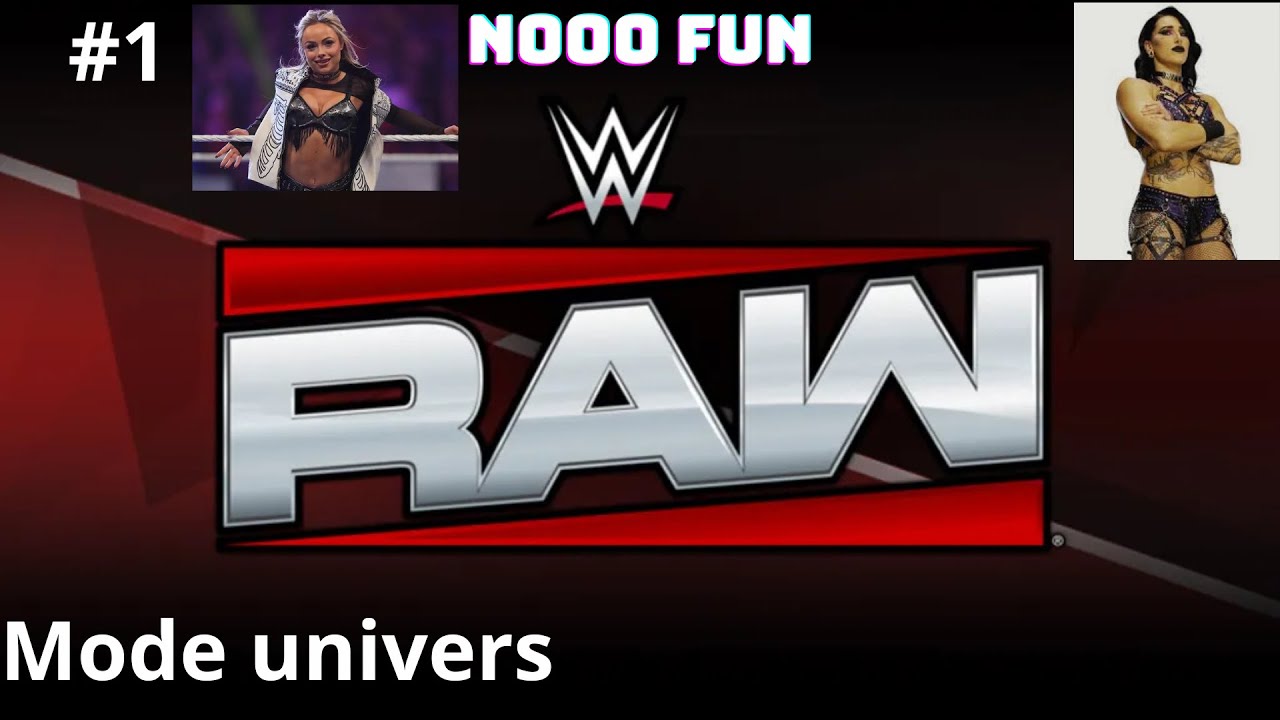 WWE 2K25 Mode univers #1 Premier Raw