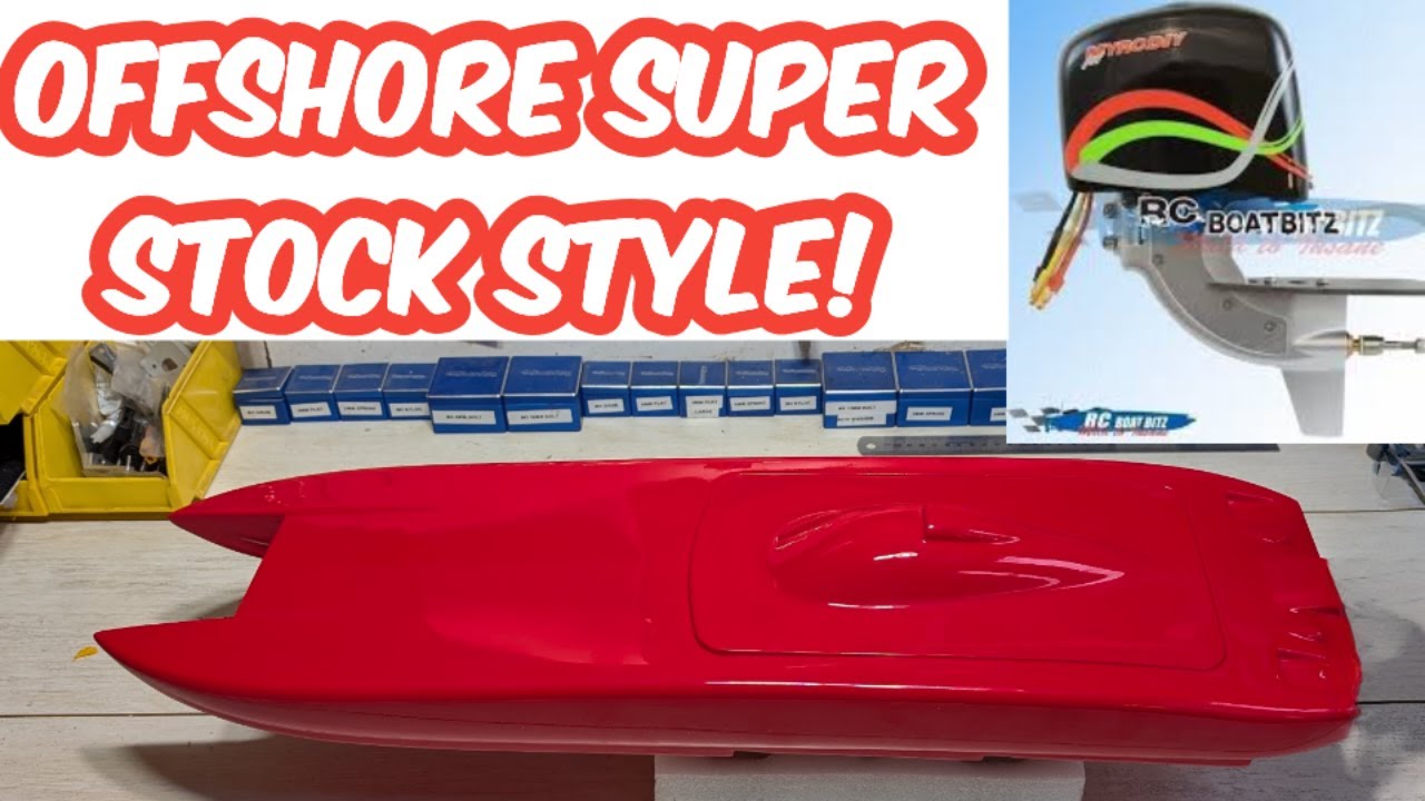 Zonda Rc boat with outboard motor build Video # 1